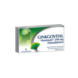 GINKGOVITAL Heumann 240 mg Filmtabletten 30 St Filmtabletten