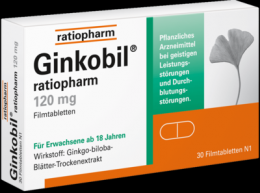 GINKOBIL-ratiopharm 120 mg Filmtabletten 30 St