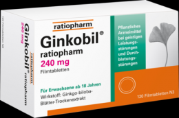 GINKOBIL-ratiopharm 240 mg Filmtabletten 120 St