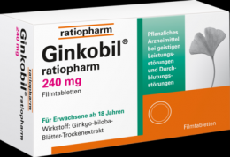 GINKOBIL-ratiopharm 240 mg Filmtabletten 30 St