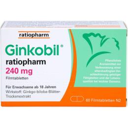 GINKOBIL-ratiopharm 240 mg Filmtabletten 60 St.