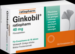 GINKOBIL-ratiopharm 40 mg Filmtabletten 120 St