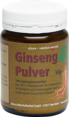 GINSENG PULVER 50 g