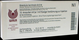 GLANDULA LACRIMALIS GL D 8 Ampullen 10X1 ml
