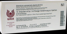 GLANDULA SUPRARENALES dextra GL D 12 Ampullen 10X1 ml