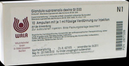 GLANDULA SUPRARENALES dextra GL D 30 Ampullen 10X1 ml