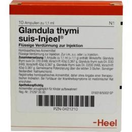 GLANDULA THYMI suis Injeel Ampullen 10 St