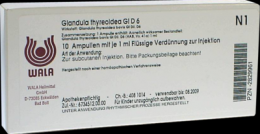 GLANDULA THYREOIDEA GL D 6 Ampullen 10X1 ml