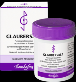 GLAUBERSALZ Natriumsulfat Pulver 100 g