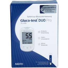 GLUCO TEST DUO Pro Set Blutzuckermessgerät mmol/l 1 St.