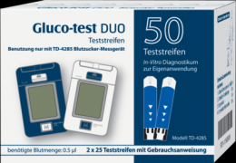 GLUCO TEST DUO Teststreifen 50 St