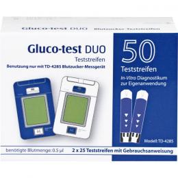 GLUCO TEST DUO Teststreifen 50 St.