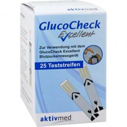 GlucoCheck Excellent Teststreifen 25 St Teststreifen