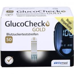 GLUCOCHECK GOLD Blutzuckerteststreifen 50 St.