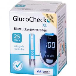 GlucoCheck XL Blutzuckerteststreifen 25 St Teststreifen