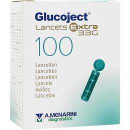 GLUCOJECT Lancets EXTRA 33 G 100 St.