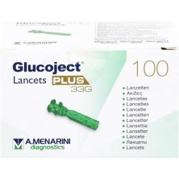 GLUCOJECT Lancets PLUS 33 G 100 St.