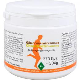 GLUCOSAMIN 500 mg+Chondroitin 400 mg Kapseln 270 St.