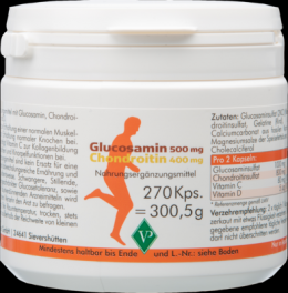 GLUCOSAMIN 500 mg+Chondroitin 400 mg Kapseln 289 g