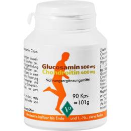 GLUCOSAMIN 500 mg+Chondroitin 400 mg Kapseln 90 St. (100 g)