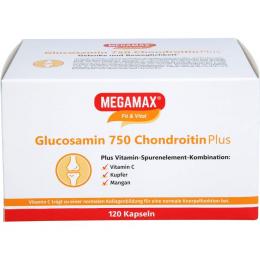 GLUCOSAMIN 750 Chondroitin Plus Megamax Kapseln 120 St.