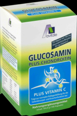 GLUCOSAMIN 750 mg+Chondroitin 100 mg Kapseln 185 g