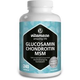 GLUCOSAMIN CHONDROITIN MSM Vitamin C Kapseln 240 St. (208,8 g)