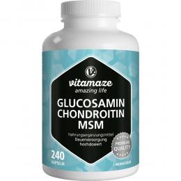 GLUCOSAMIN CHONDROITIN MSM Vitamin C Kapseln 240 St Kapseln