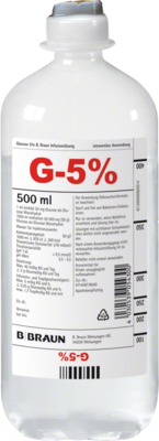 GLUCOSE 5% B.Braun Ecobag 20X500 ml