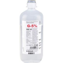 GLUCOSE 5% B.Braun Ecoflac Plus Infusionslösung 500 ml