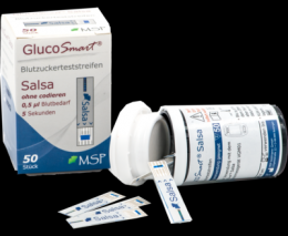 GLUCOSMART Salsa Blutzuckerteststreifen Dose 50 St