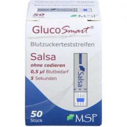 GLUCOSMART Salsa Blutzuckerteststreifen Dose 50 St.