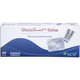 GLUCOSMART Salsa Blutzuckerteststreifen einzeln 50 St.