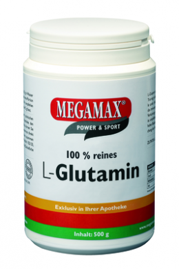 GLUTAMIN 100% rein Megamax Pulver 500 g