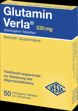 GLUTAMIN VERLA berzogene Tabletten 50 St