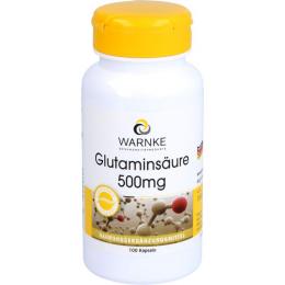 GLUTAMINSÄURE 500 mg Kapseln 100 St. (69 g)