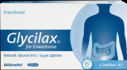 GLYCILAX Suppositorien fr Erwachsene 6 St