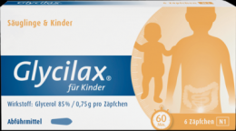 GLYCILAX Suppositorien fr Kinder 6 St