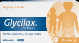 GLYCILAX Suppositorien für Kinder 12 St