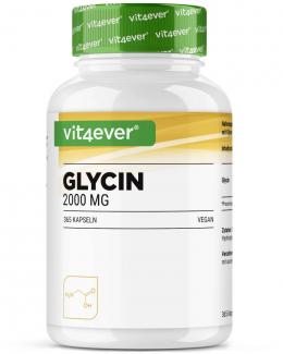 Glycin - 1000mg, 365 Kapseln