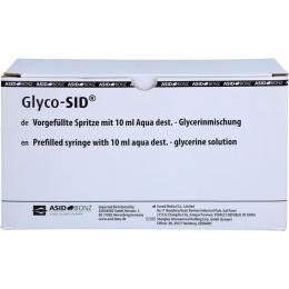 GLYCO-SID vorgef.Spritze m.10%iger Glycerinlsg. 10 St.