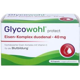 GLYCOWOHL Eisen-Komplex duodenal 40 mg+Vit.C Kaps. 90 St. (41 g)