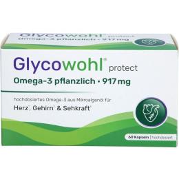 GLYCOWOHL Omega-3 Kapseln 917 mg vegan+DHA+EPA 60 St. (70,9 g)