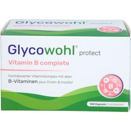 GLYCOWOHL Vitamin B complete+Inositol+Cholin Kaps. 140 St. (84,6 g)