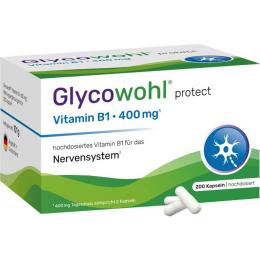 GLYCOWOHL Vitamin B1 Thiamin 400 mg hochdos.Kaps. 200 St. (96 g)