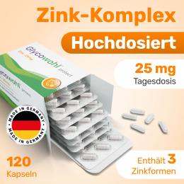 GLYCOWOHL Zink-Komplex 25 mg hochdosierte Kapseln 120 St.