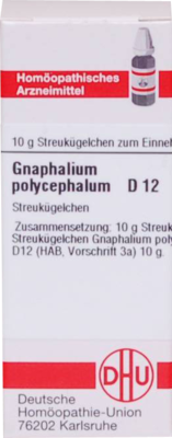 GNAPHALIUM POLYCEPHALUM D 12 Globuli 10 g