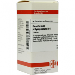 GNAPHALIUM POLYCEPHALUM D 6 Tabletten 80 St