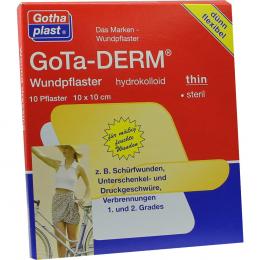 Ein aktuelles Angebot für GOTA-DERM thin hydrokoll.Wundpfl.steril 10x10 cm 10 St Pflaster Pflaster - jetzt kaufen, Marke Gothaplast Verbandpflasterfabrik GmbH.