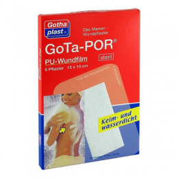 GOTA-POR PU Wundfilm 15x10 cm steril Pflaster 5 St